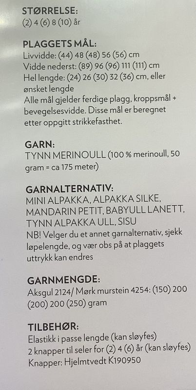 1913-6 Blåklokkeskjørt (utgått)