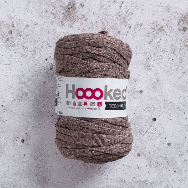 Ribbon XL Lurex Copper Wood