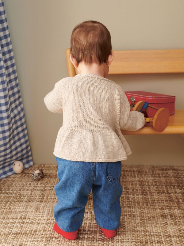 2407-7 Dina Peplum Cardigan Baby